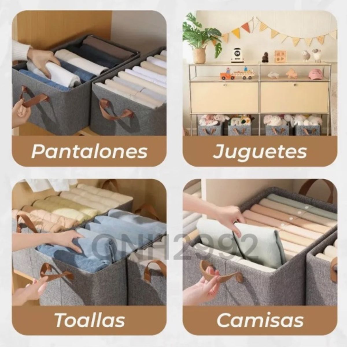 GENERICO - 3 X Bolsas Organizador Ropa