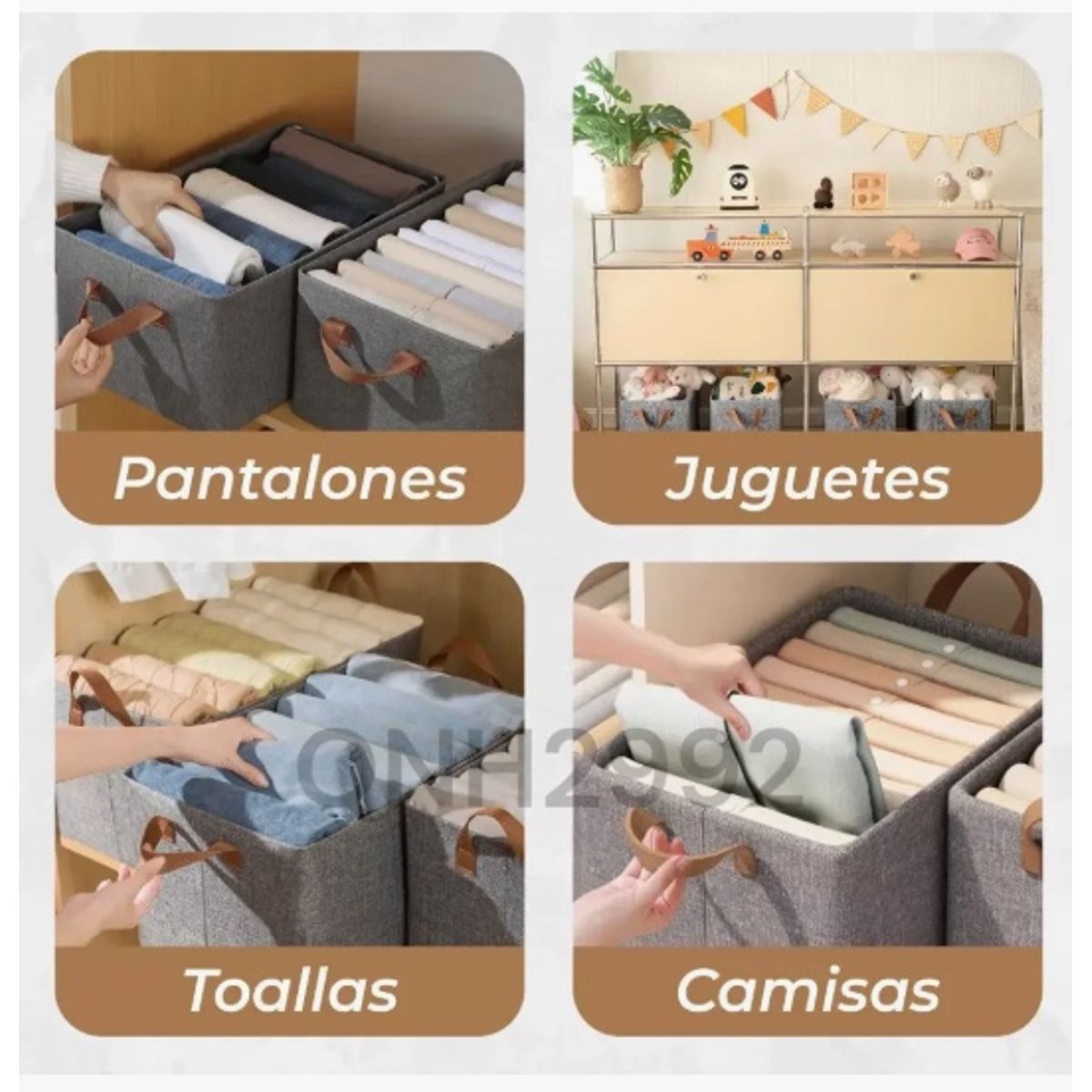 GENERICO - 3 X Bolsas Organizador Ropa