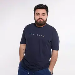 GANGSTER - Plus Polera Mc Básica Intense Azul