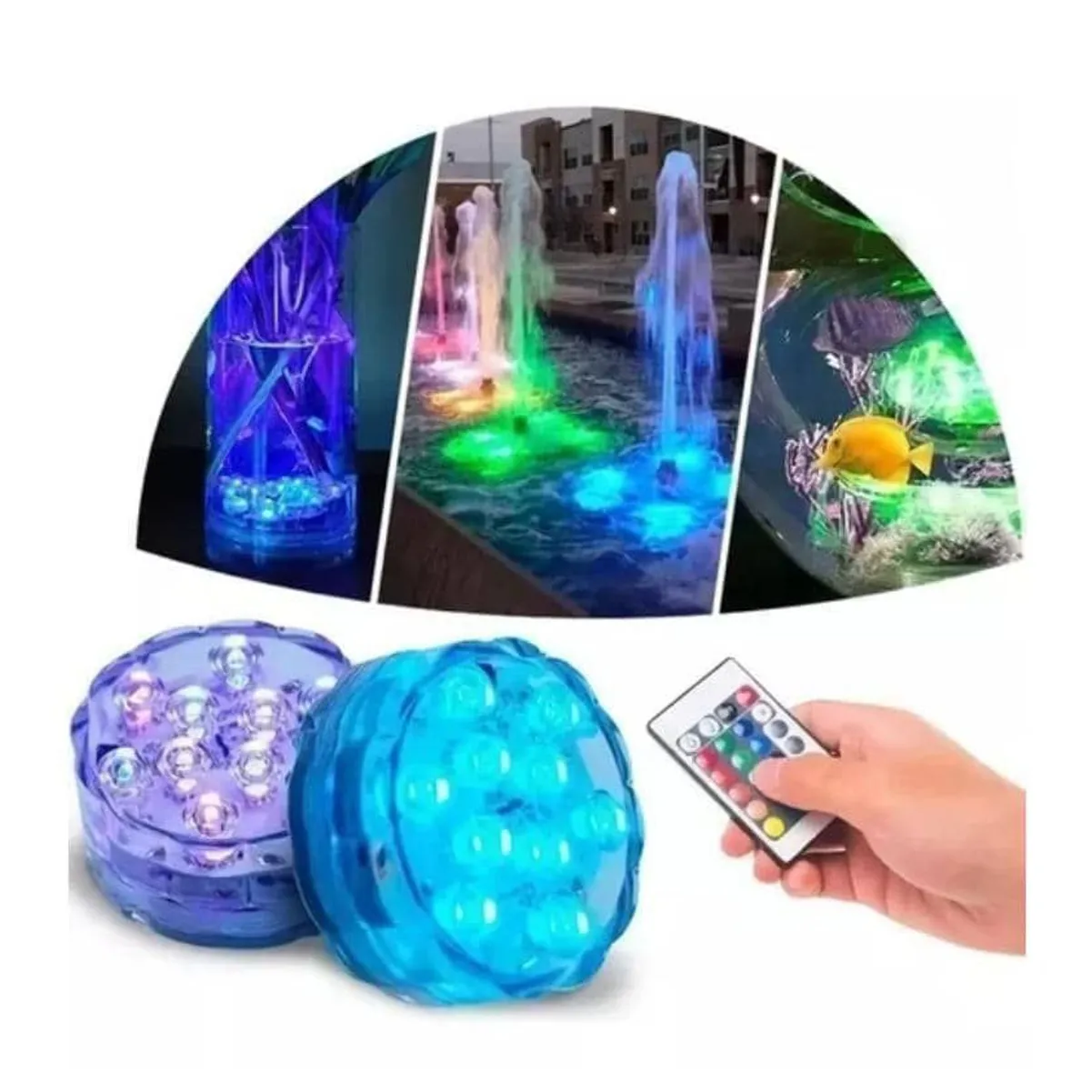 GENERICO - Luz Led Control Remoto Inalámbrico Para Piscinay Acuario