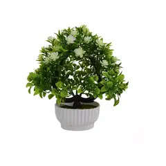 GENERICO - Planta Bonsái Camelia De Espuma Artificial Macetero 25cm