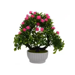 GENERICO - Planta Bonsái Camelia De Espuma Artificial Macetero 25cm