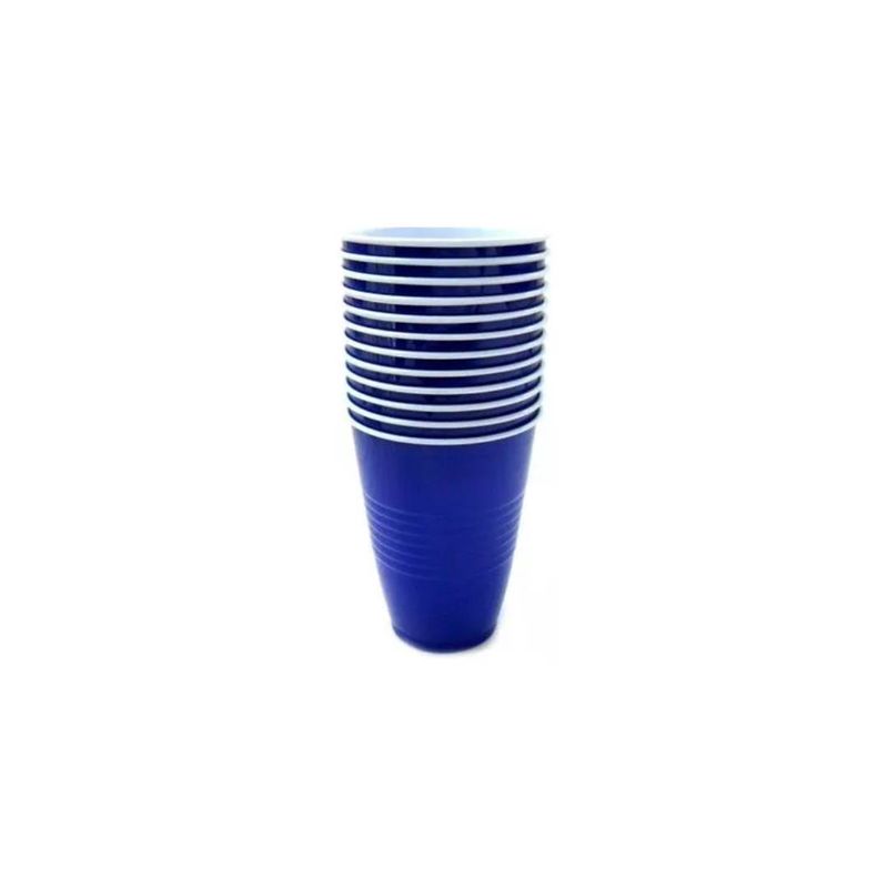 GENERICO - Vasos Plásticos Terremoto Bebidas Fiestas Patrias 350ml X50u
