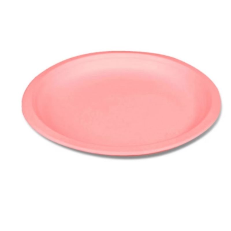 GENERICO - Plato Carton Rosado 18*18CM  20 Unidades