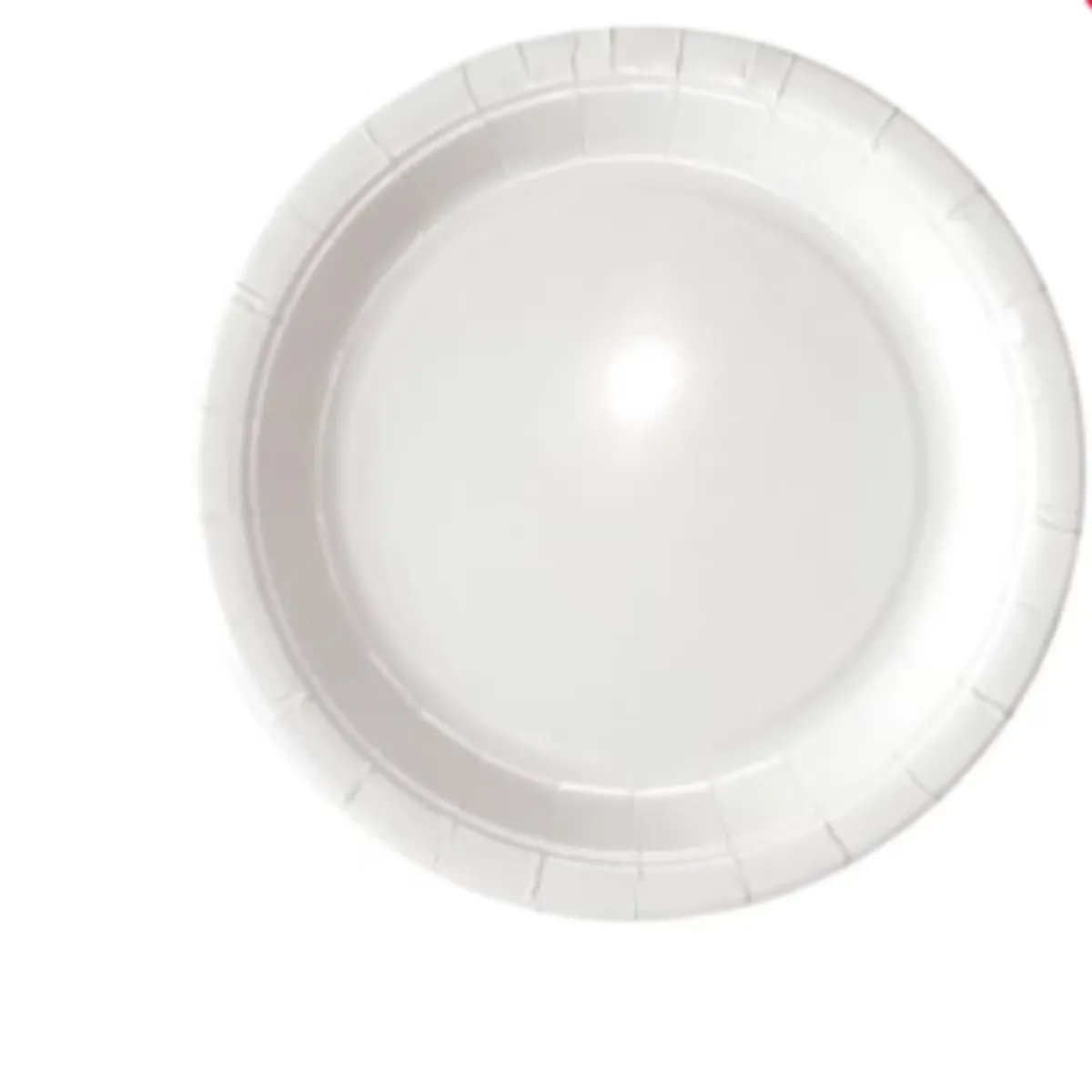 GENERICO - Plato Carton Blanco 18*18CM 20 Unidades