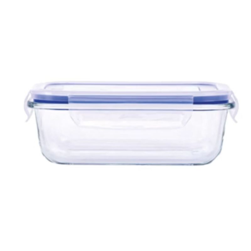 GENERICO - Fuente Vidrio Rectangular Para Comida 640ML