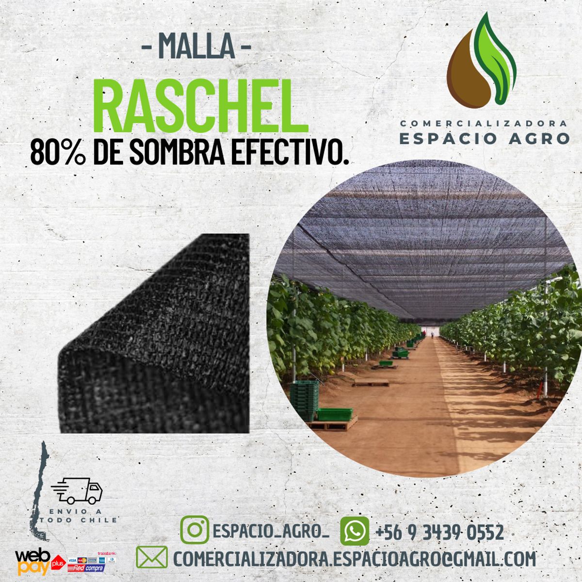 RASCHEL NEGRA 80% 50 MTS X 4,20 MTS, marca 1880 - Foto 2