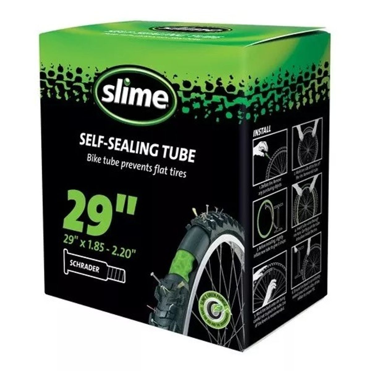 GENERICO - Cámara Bicicleta Anti Pinchazo Aro 29 Válvula Auto 1.85 -2.2