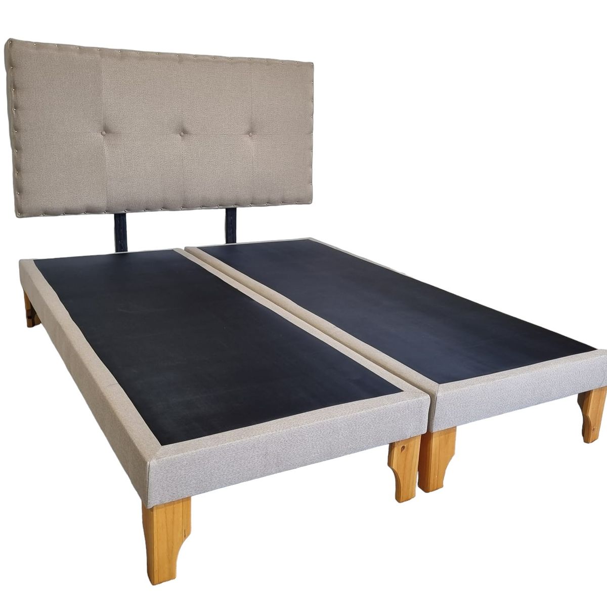 DISEÑOS VALESTRINI - CAMA EUROPEA KING LINO BEIGE