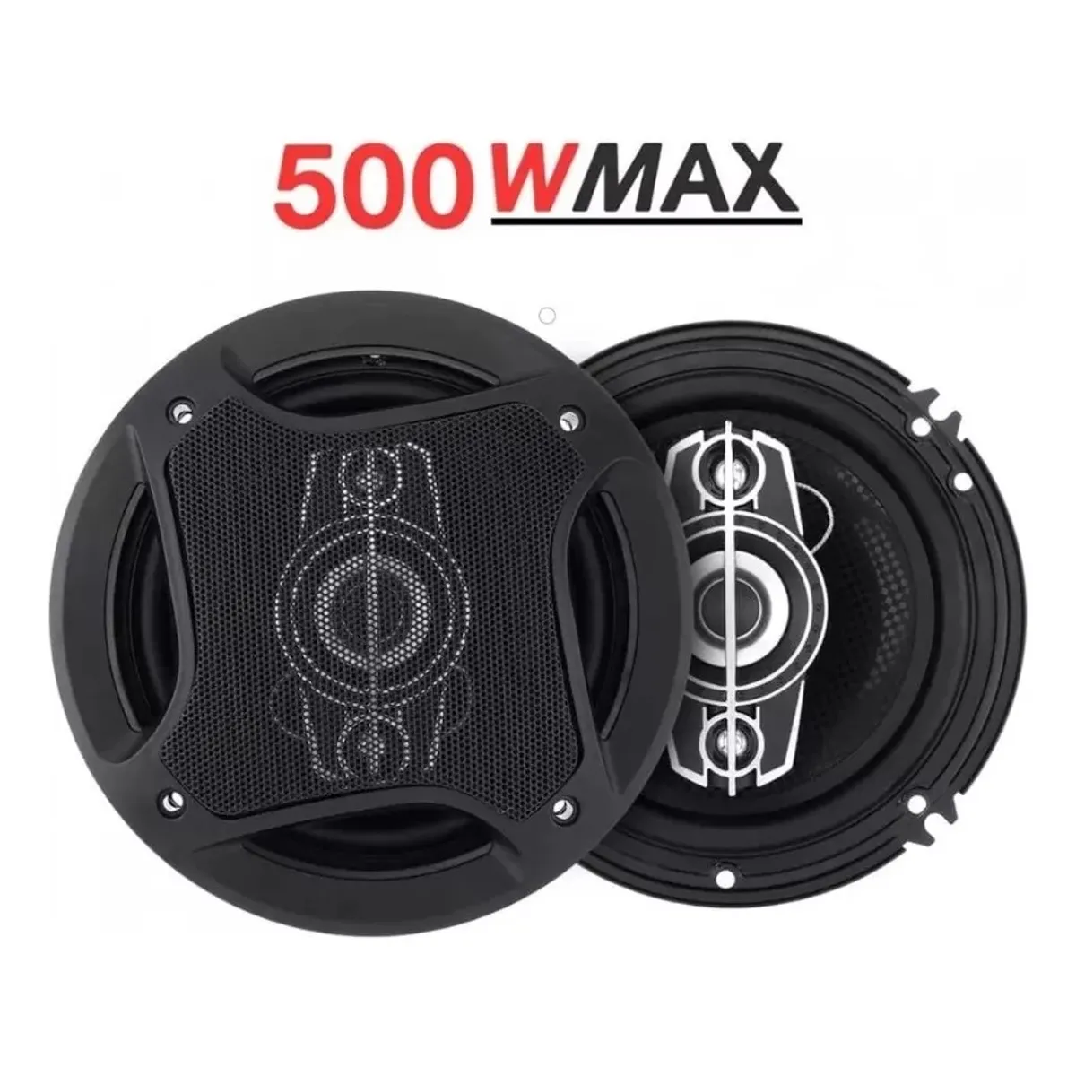 GENERICO - Parlantes de Auto Pcinener TS-1672 500w de Poder Color Negro