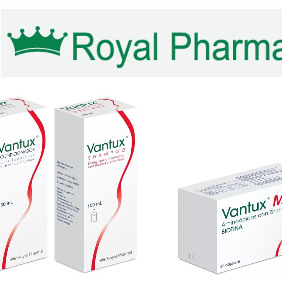 VANTUX - Vantux Pack Vitaminas  Shampoo y Acondicionador