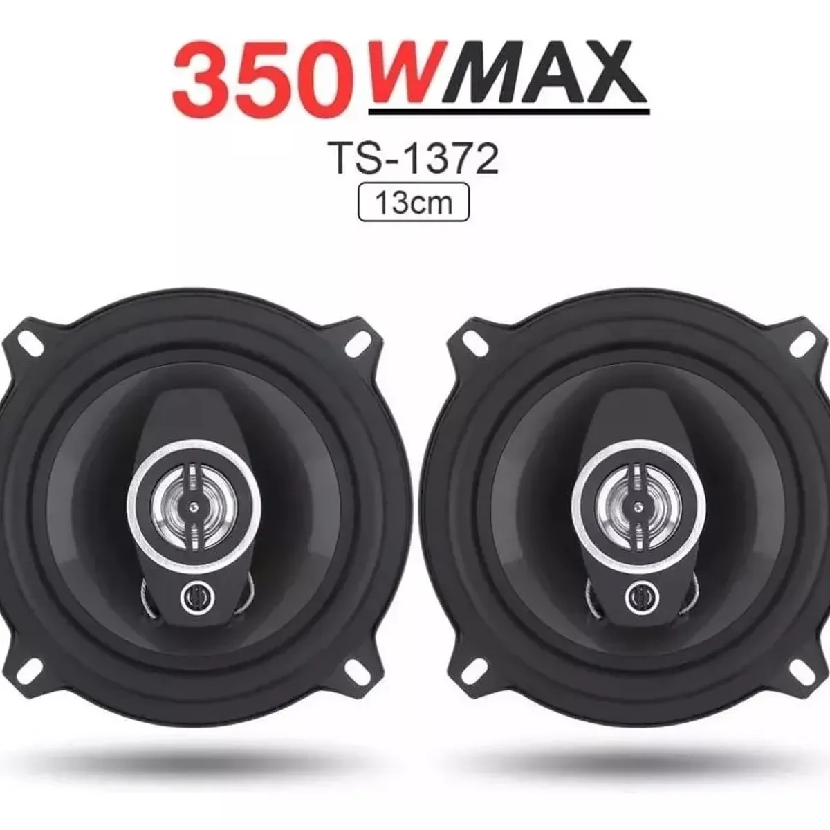 GENERICO - Parlantes de Auto Pcinener TS-1372 350w de Poder Color Negro