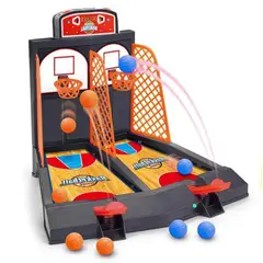 GENERICO - Juego De Basquetbol Tablero Doble Lanza Pelotas