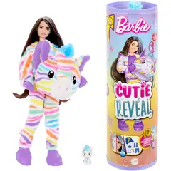 BARBIE - Muñeca Cutie Reveal cebra Hrk39 Mattel