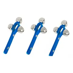 GENERICO - Pack 3 Unidades De Cascabeles Con 3 Sonajas