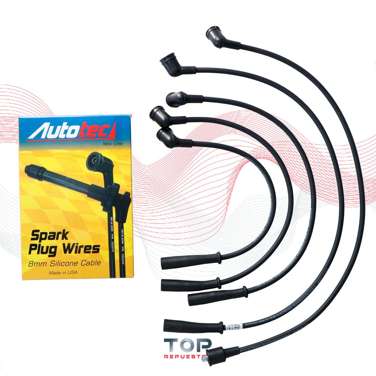 GENERICO - Cables De Bujia Nissan D21 2.4 12 Val Ka24e 93/00