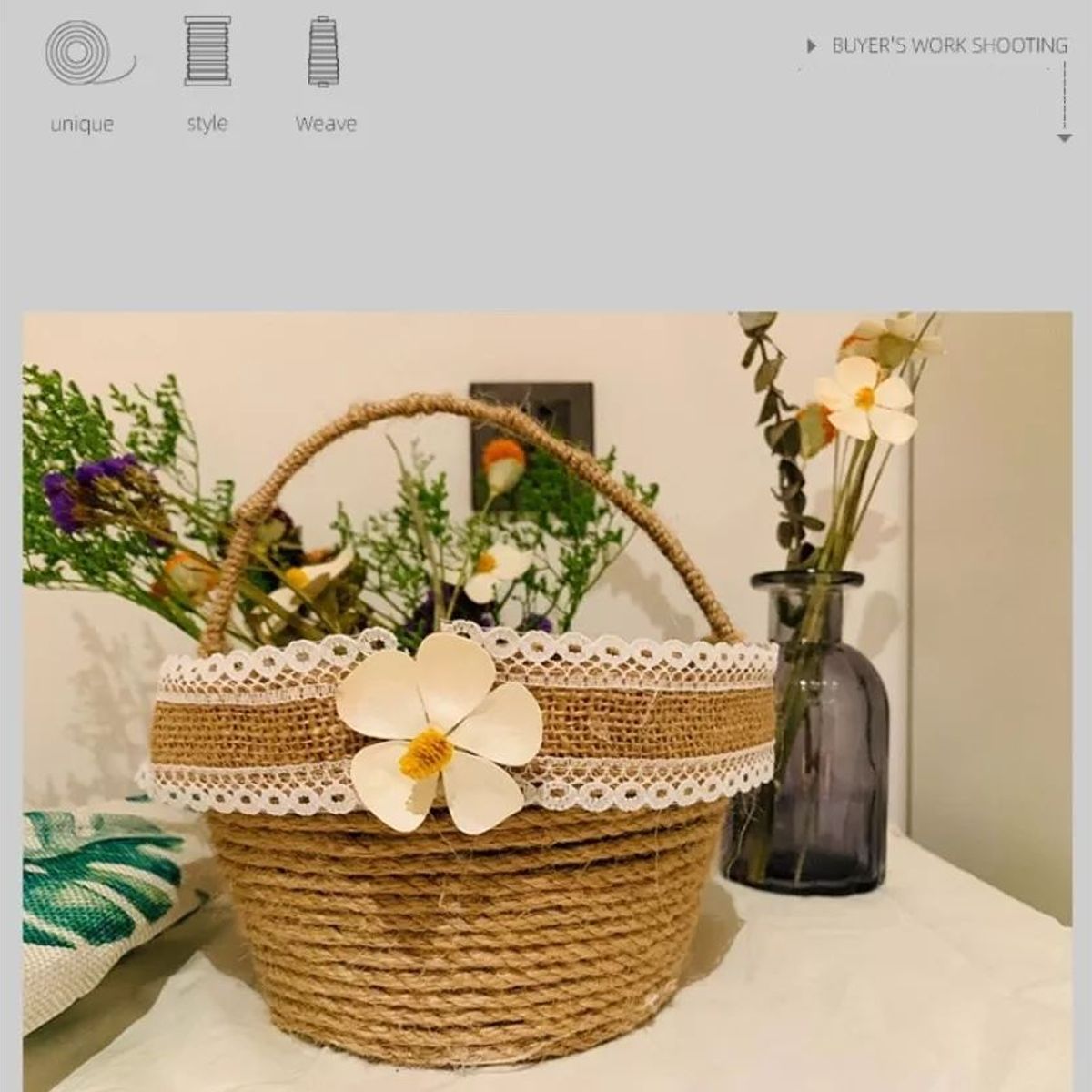 KUANGYE - Hilo De Yute 2mm 1 Kg Rollo 830 Metros