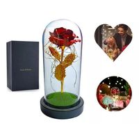 Rosa Eterna Rosa Bella Y Bestia Rosa Artificial Regalo Roja