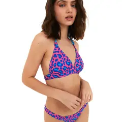 DAIKIRI BIKINIS - Daikiri Bikini Mujer Azul Triángulo Extra Confort Protección UV