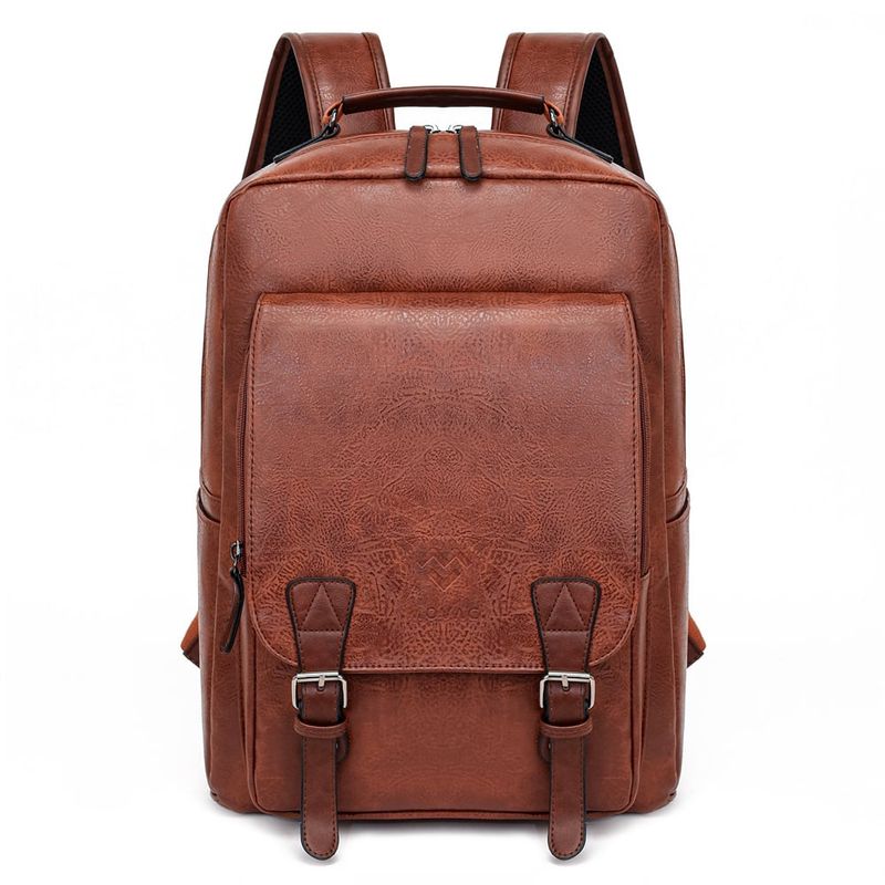 MV MOVAC - Mochila MOVAC Urban Cuero Ecológico Impermeable de Gran Capacidad