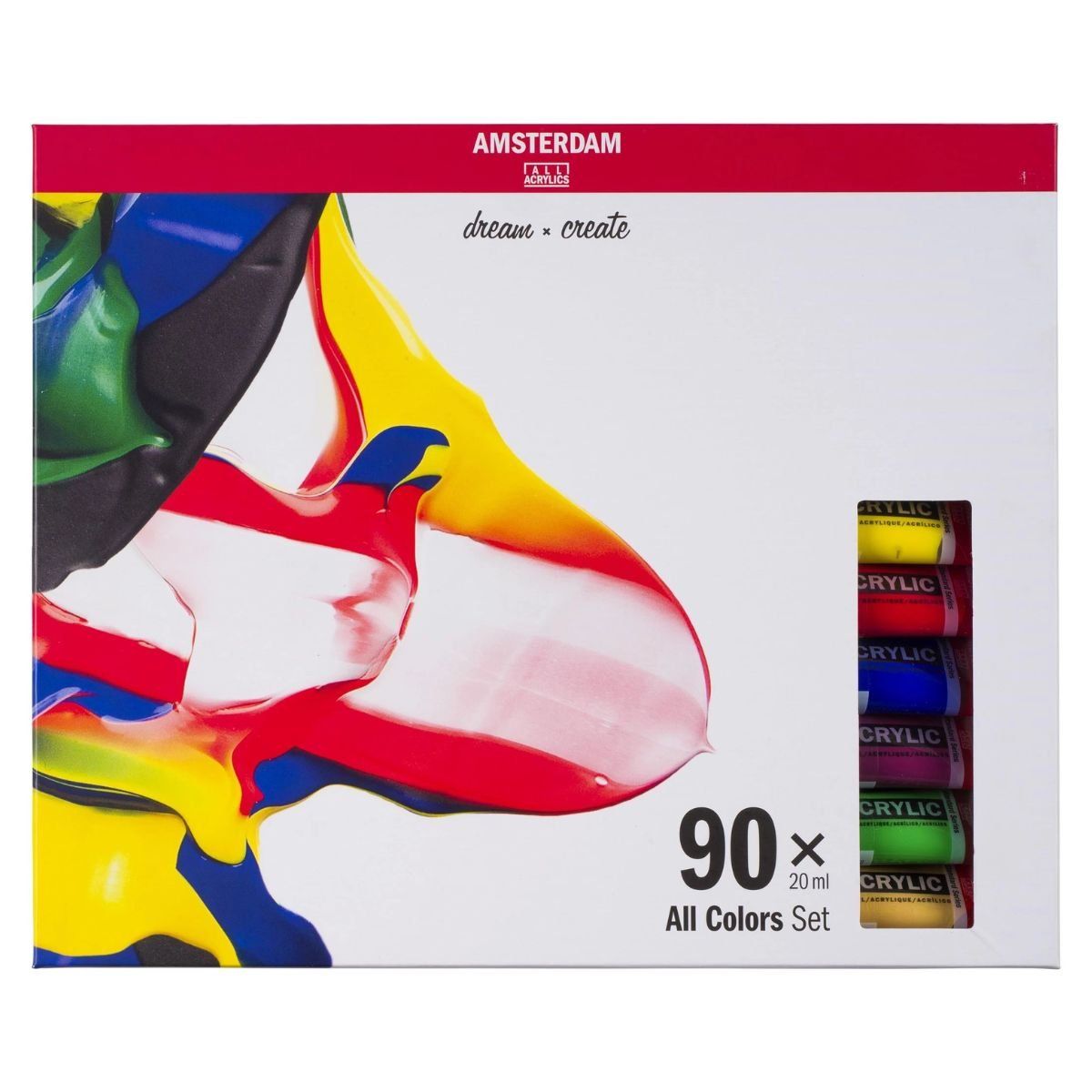 AMSTERDAM - Acrílico Amsterdam Pack 90 Colores 20ml Selección General