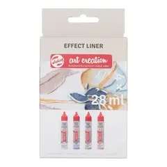 ART CREATION - Pack 4 Delineador de Relieve Aperlados 28ml