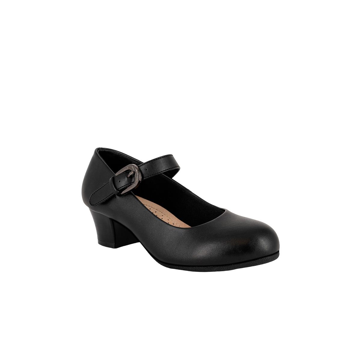 ALQUIMIA - Zapato Cueca Niña Negro Sara Alquimia