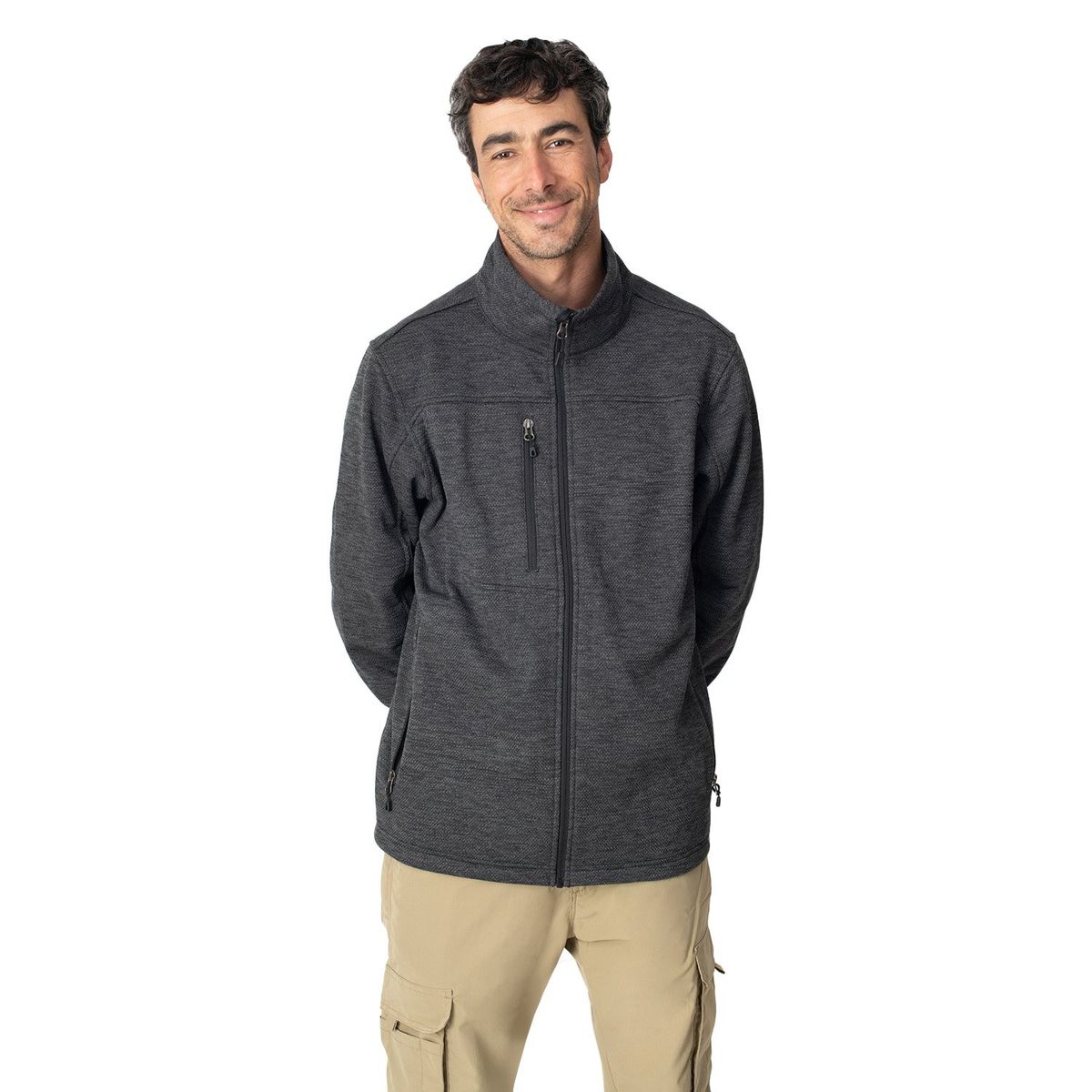 LENGA - Chaqueta Micropolar Hombre Baker Cierre Ykk® Lenga® Sustentable