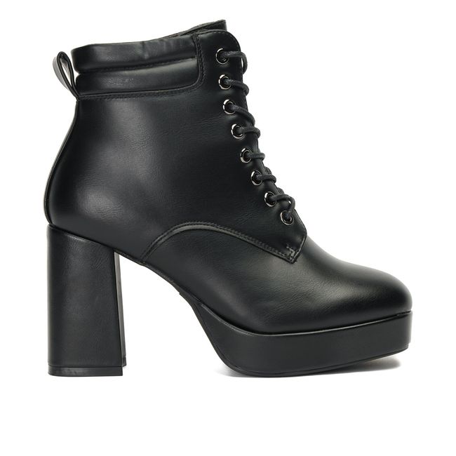 CHINITOWN - Botín Mujer Negro Leylak Chinitown