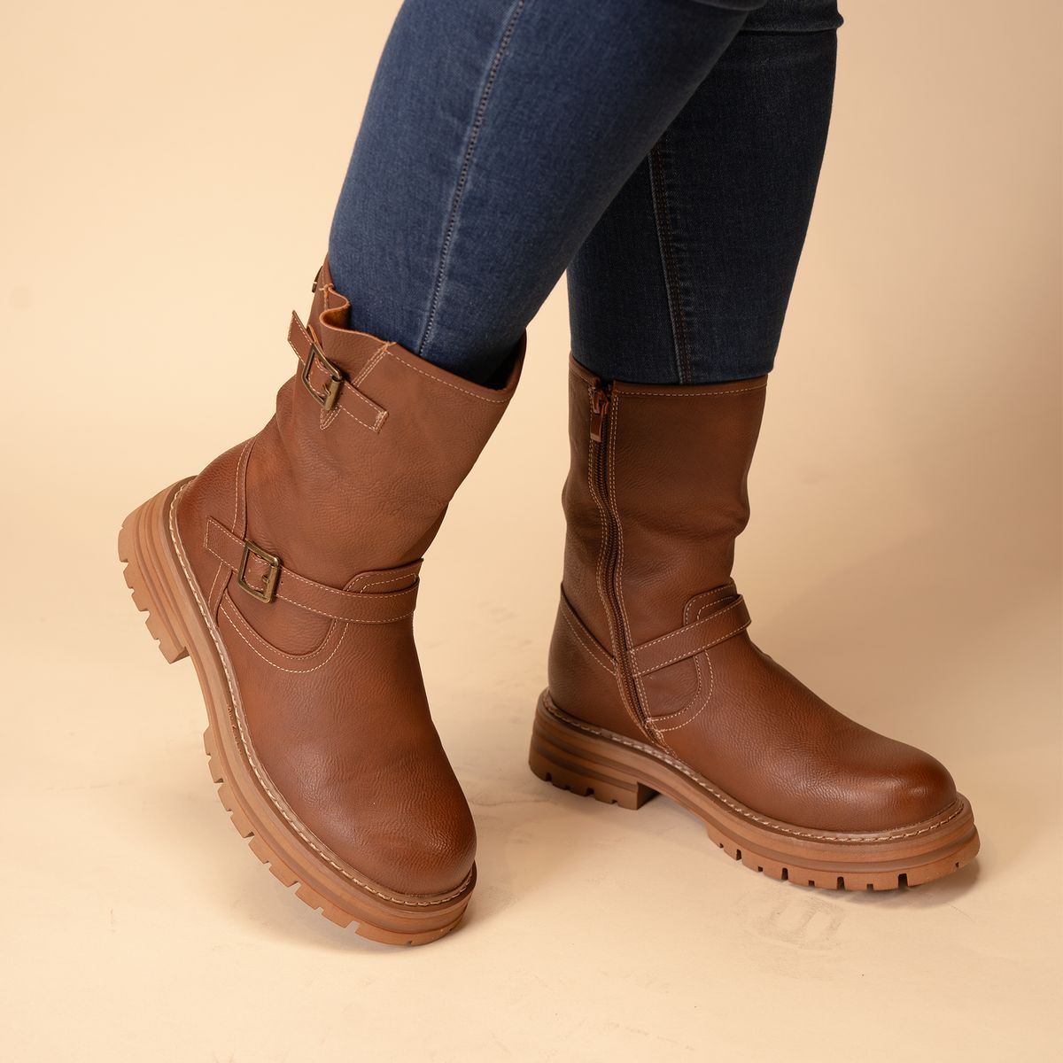 CHINITOWN - Bota Mujer Café Azahar Chinitown