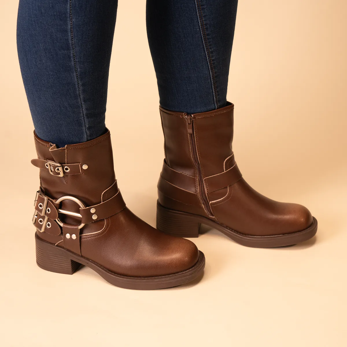 CHINITOWN - Bota Mujer Café Navani Chinitown