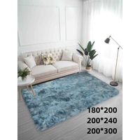 Alfombra peluda tipo shaggy 180x200cm