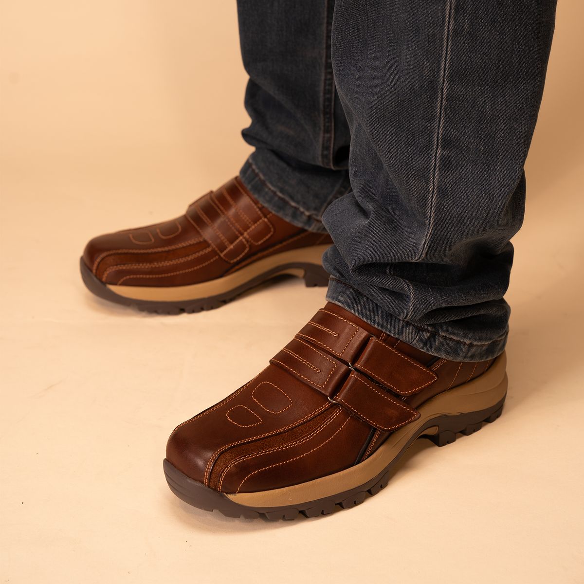 CHINITOWN - Zapato Hombre Rojizo Sohan Chinitown