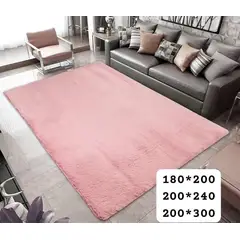 GENERICO - Alfombra peluda tipo shaggy 180x200cm