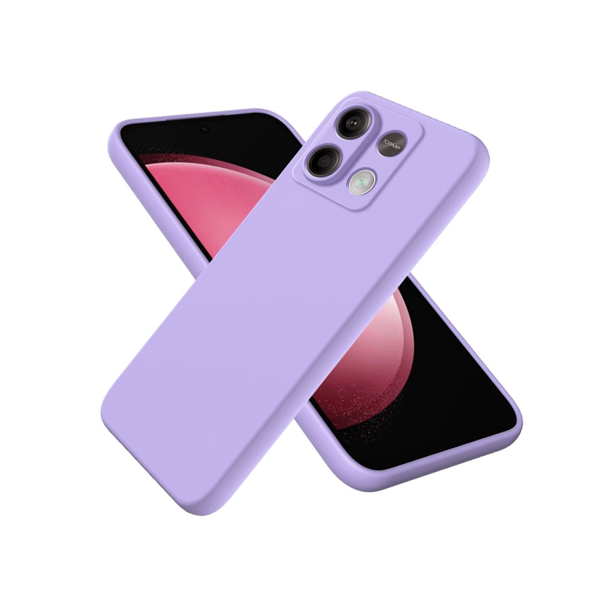 JOIGO - Carcasa Funda Para Xiaomi Note 13 5G Goma Lila.