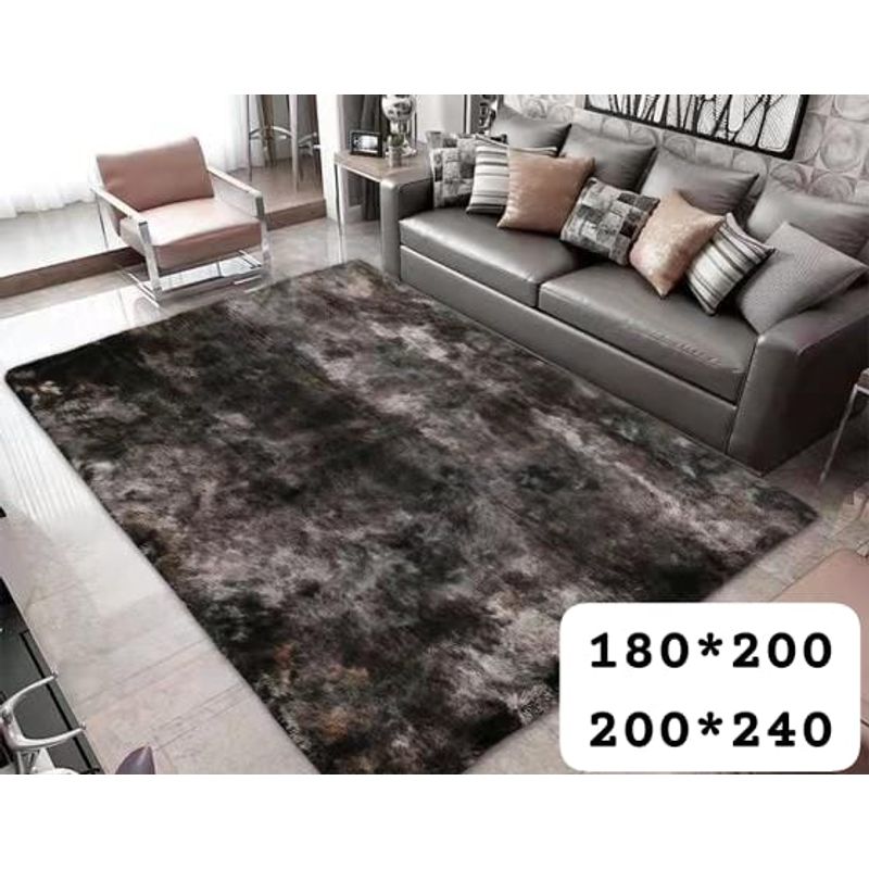 GENERICO - alfombra peluda tipo shaggy 180x200cm