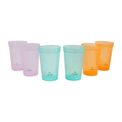 KEEP - SET 6 VASOS PLASTICOS 500 ML