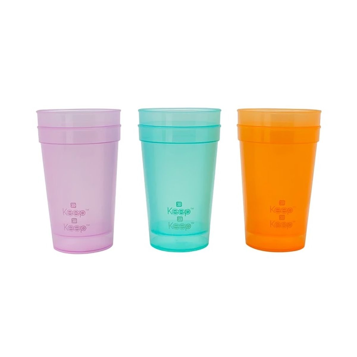 KEEP - SET 6 VASOS PLASTICOS KEEP  500 ML