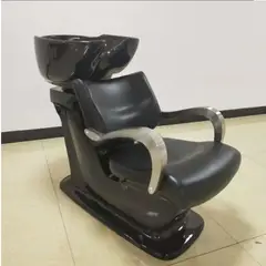GENERICO - Lavacabezas De Cerámica Lavapelo Deluxe Para Peluquería Negro