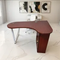 Escritorio En L Cajón Bajo Llave Armado Derecha Izquierda