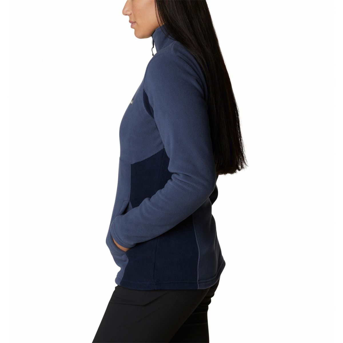 COLUMBIA - Polerón Mujer Basin Trail Full Zip Azul COLUMBIA