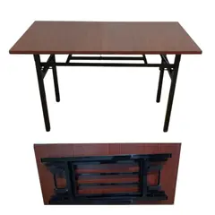 GENERICO - Mesa Plegable Con Patas De Hierro Para Uso Industrial