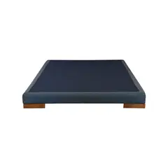 BLOCCARE - Base de Cama 1 Plaza de 8 cm - Largo 190 cm con patas de 4.5 cm