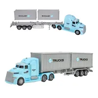 Camion Contenedor Container Truck Con Luz Y Sonido Para Niño