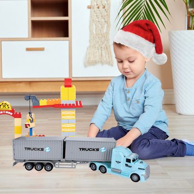 Imagen 2 del producto Camion Contenedor Container Truck Con Luz Y Sonido Para Niño