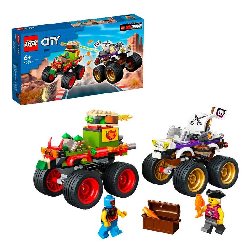 LEGO - Bloques LEGO CITY camiones monstruo construcción