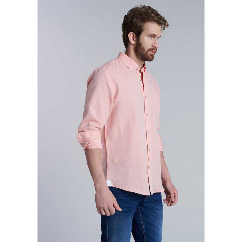 FEROUCH - Camisa Sport Lino F Naranjo Ferouch