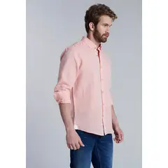 FEROUCH - Camisa Sport Lino F Naranjo