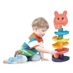 GENERICO - Divertida Torre Tobogán Pelotas Juguete Educativo Gato