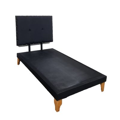 Imagen 2 del producto CAMA EUROPEA DE PLAZA LINO NEGRO